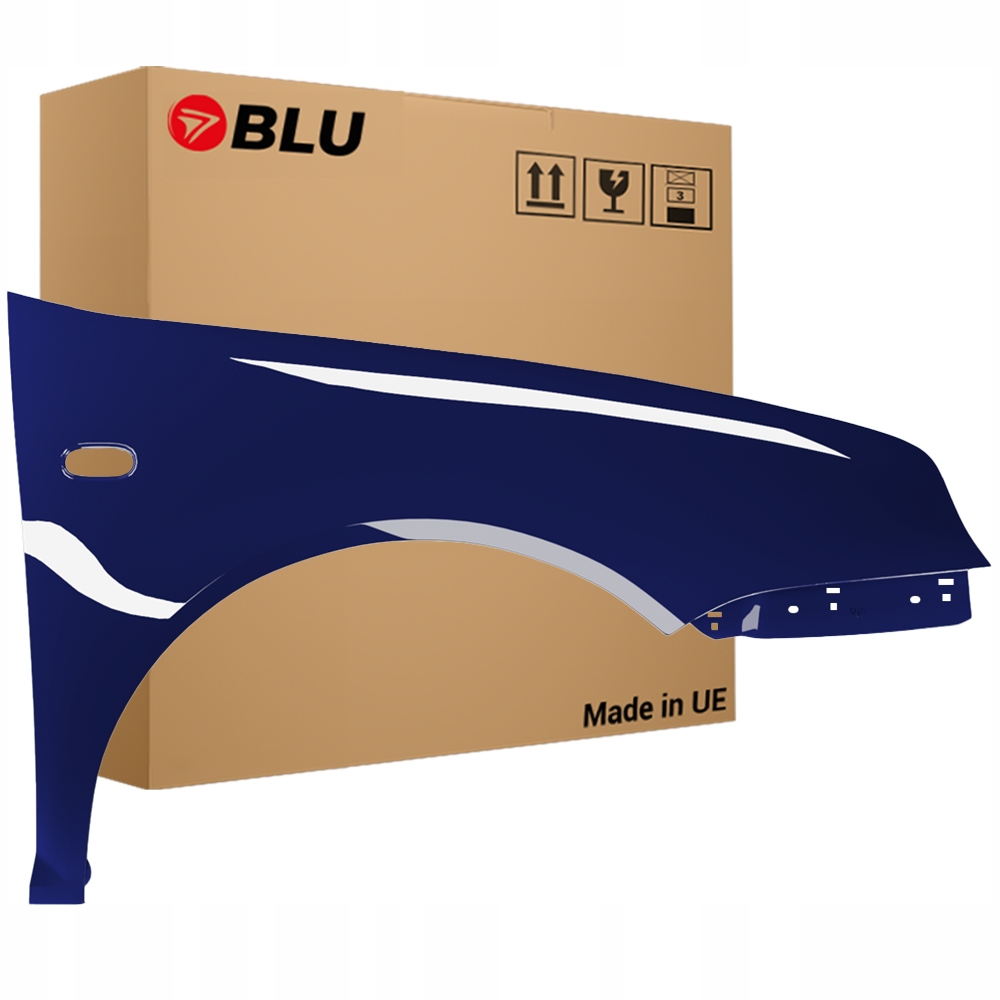 Blu Blatník Vw Golf IV 4 LC5H pravý modrý 97-06 přední pozink