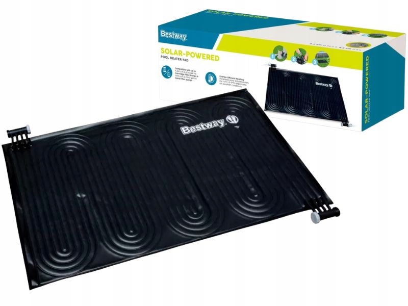 Mata solarna panel podgrzewacz Bestway 58423 ogrzewanie basenu czarna mata