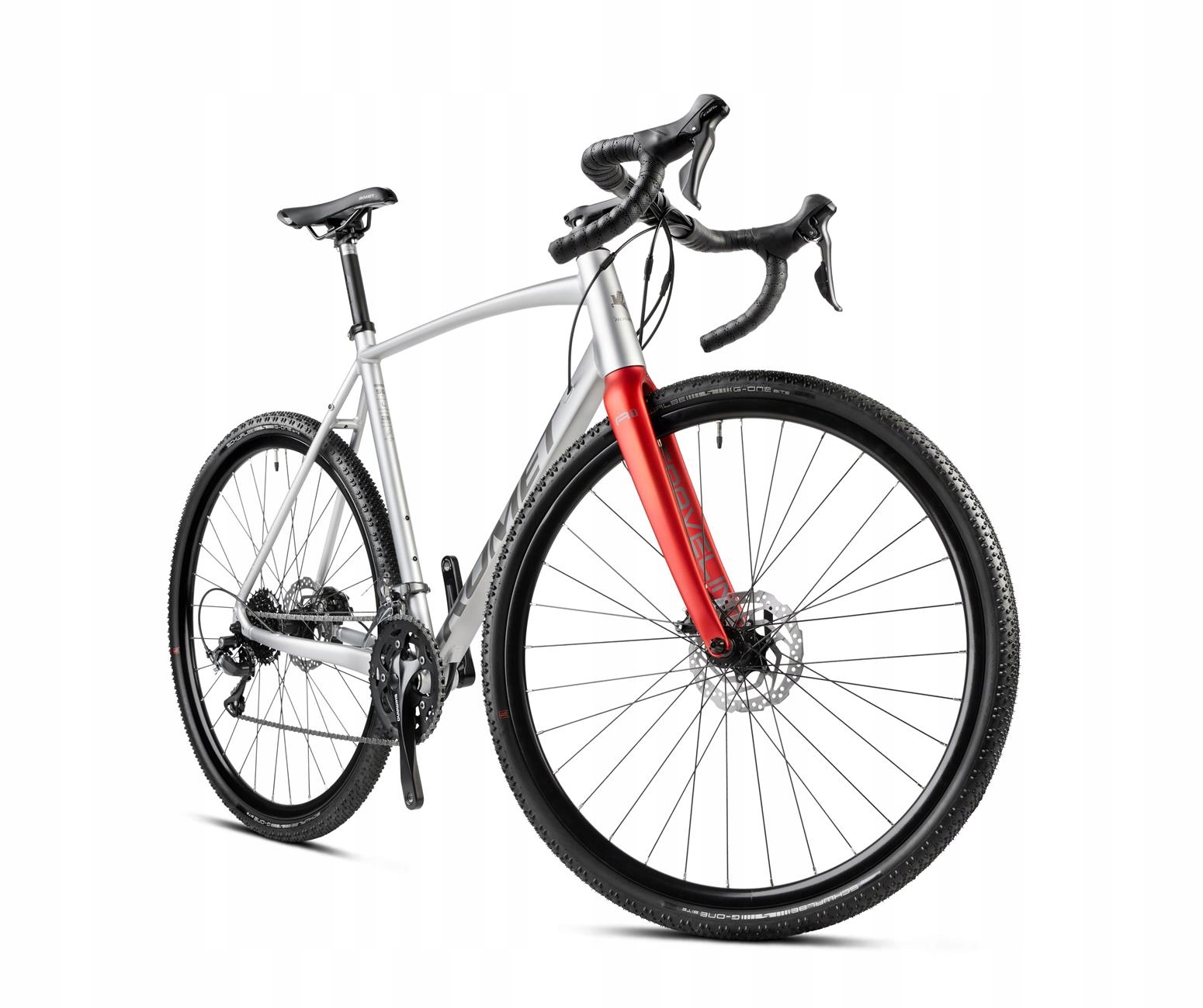 28540378-B - 54 M Rower ROMET Aspre 1 srebrno-czerwony Rozmiar ramy 54 cm