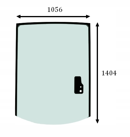 Szyba tylna JCB 3CX 4CX p21