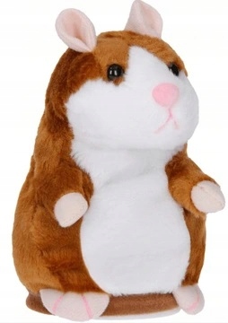 INTERAKTYWNY CHOMIK PLUSZAK Gadający Brązowy Szary Rodzaj pluszaki interaktywne