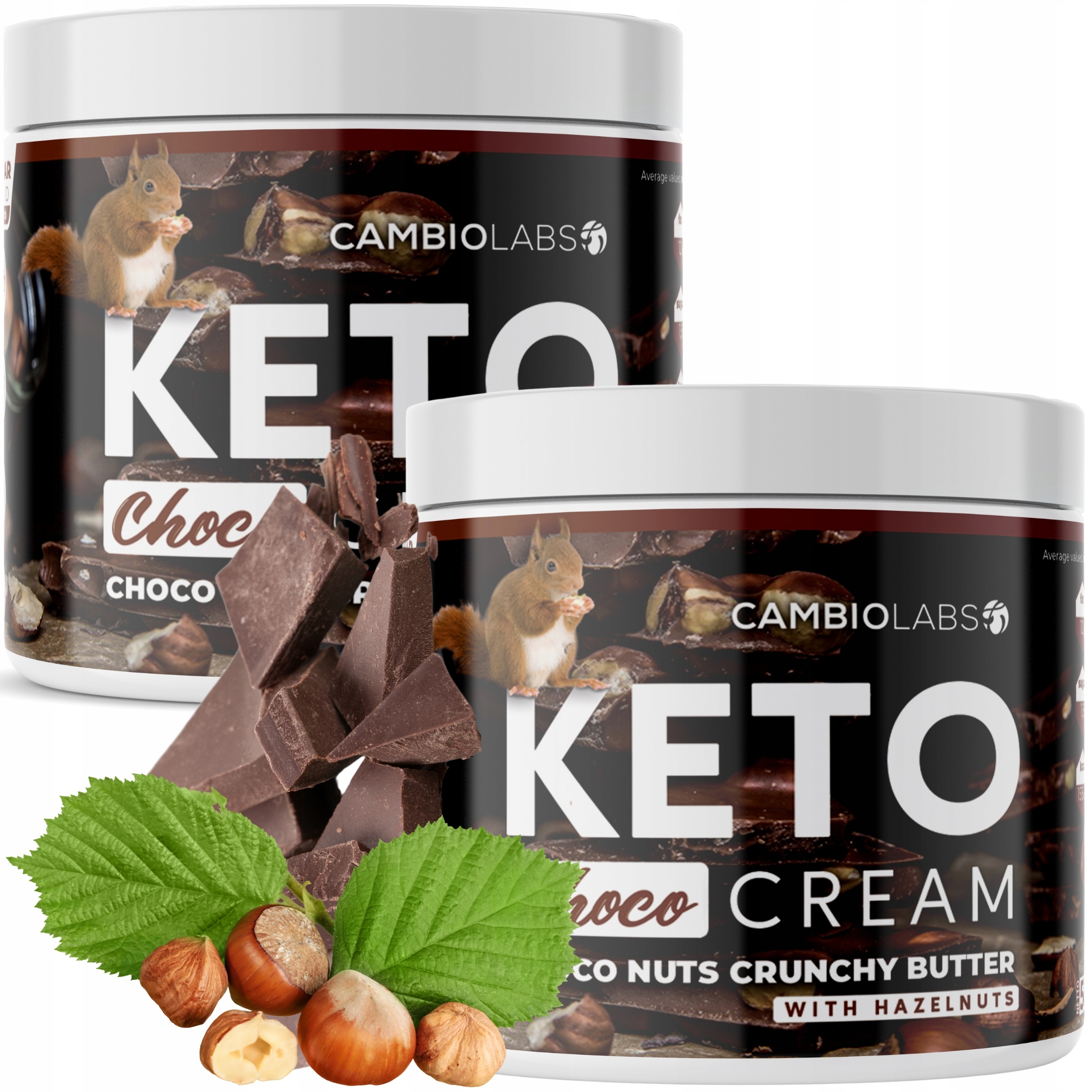 Levně Čokoládový Krém Keto bez cukru 1000 g Oříšky