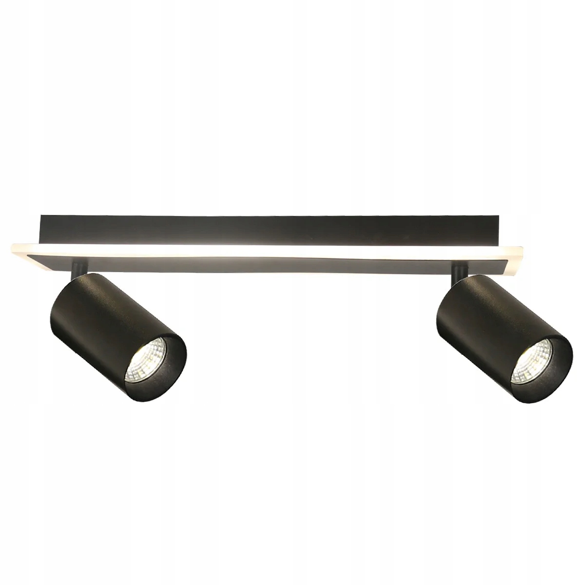 Nástěnná a stropní lampa černá lišta 40 cm 2xGU10 Led 8W Light Prestige