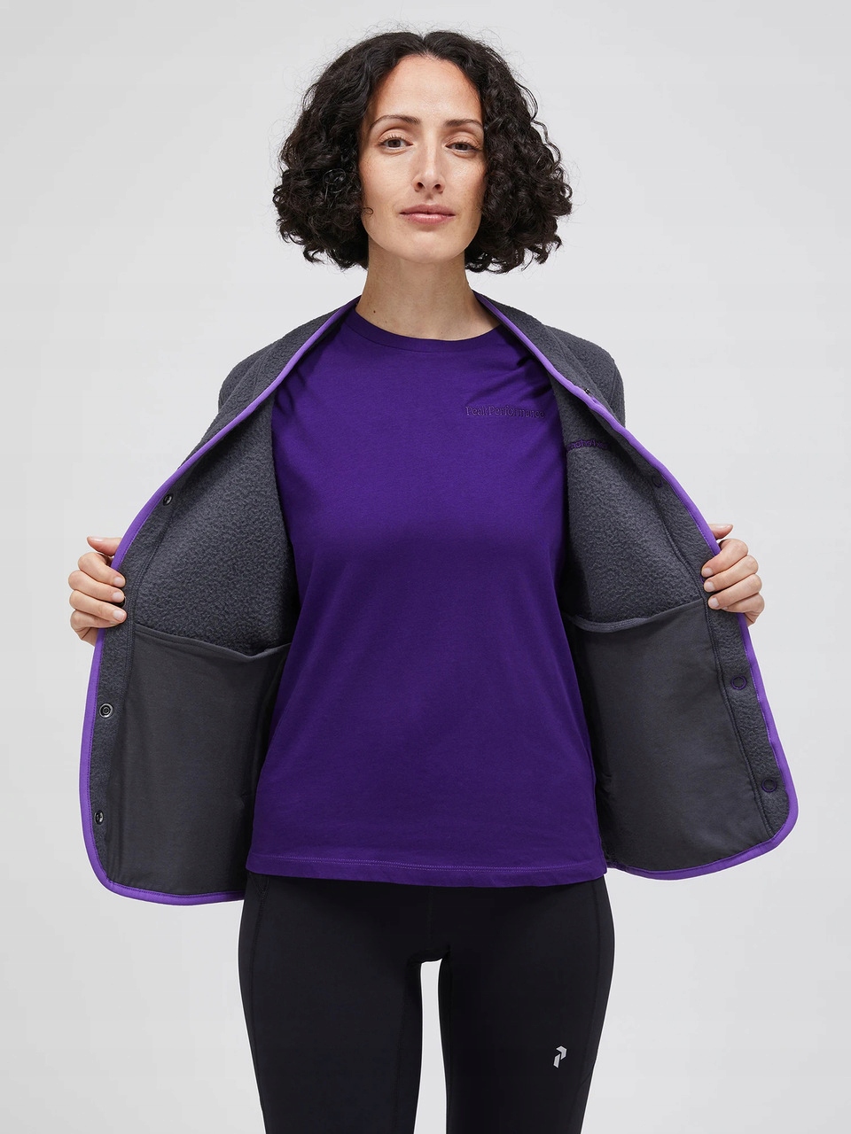 Peak Performance Bluza Damska Fleece Snap L Marka PeakPerformance