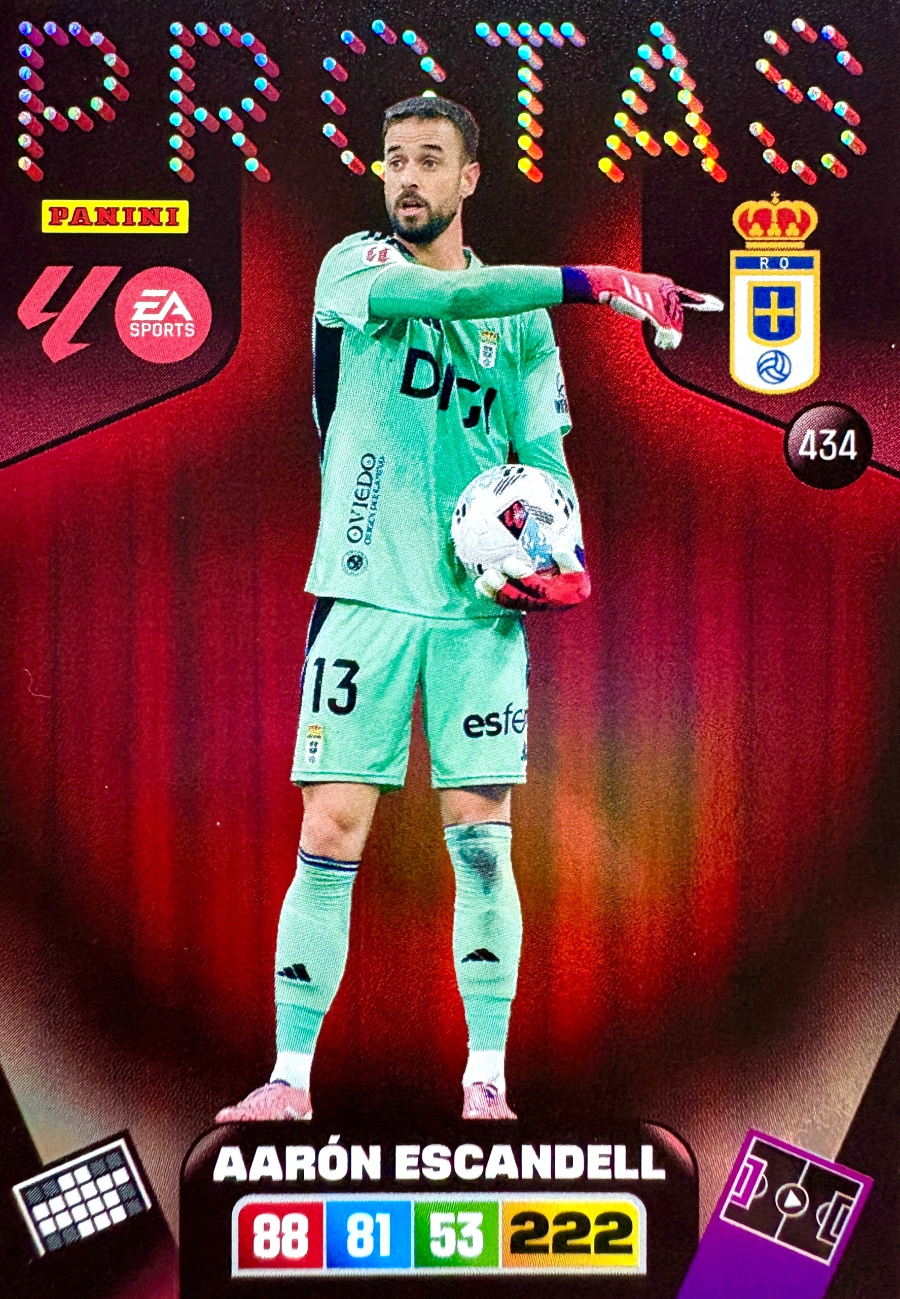 La Liga hiszpańska 2025-26 2026 Protas 434 Aaron Escandell Oviedo