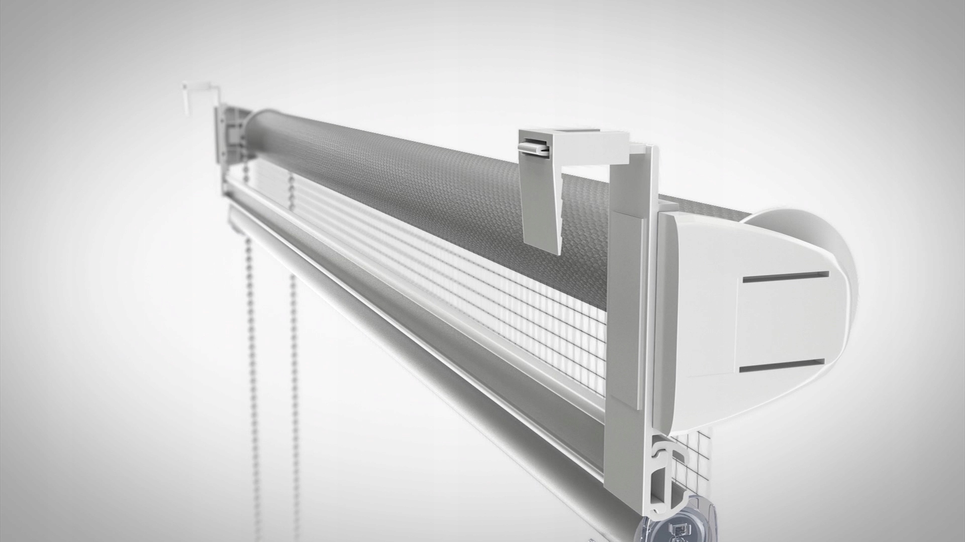 Brązowe wieszaki haczyki do rolet dzień i noc 2szt Liczba sztuk w zestawie 2 szt.