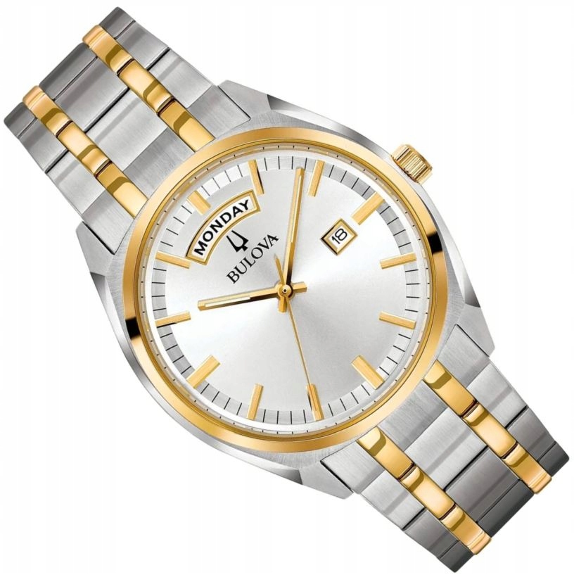 Klasický A Elegantní Pánské Hodinky Bulova 98C127 Ocelový Day-date Luma Box
