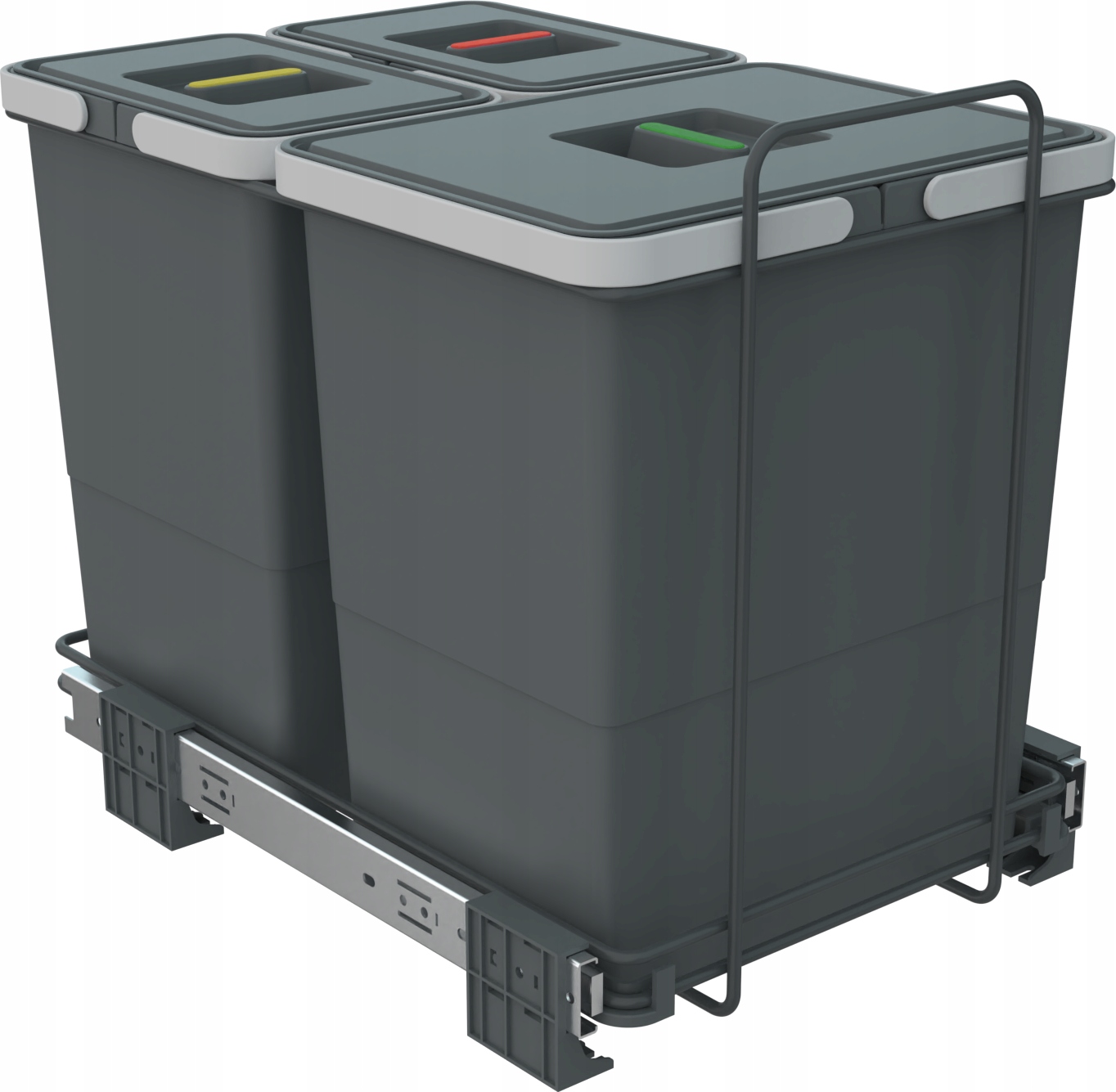 Sortownik na śmieci Ecofil PF01 34B1 3 kosze Elletipi do szafki 40 cm
