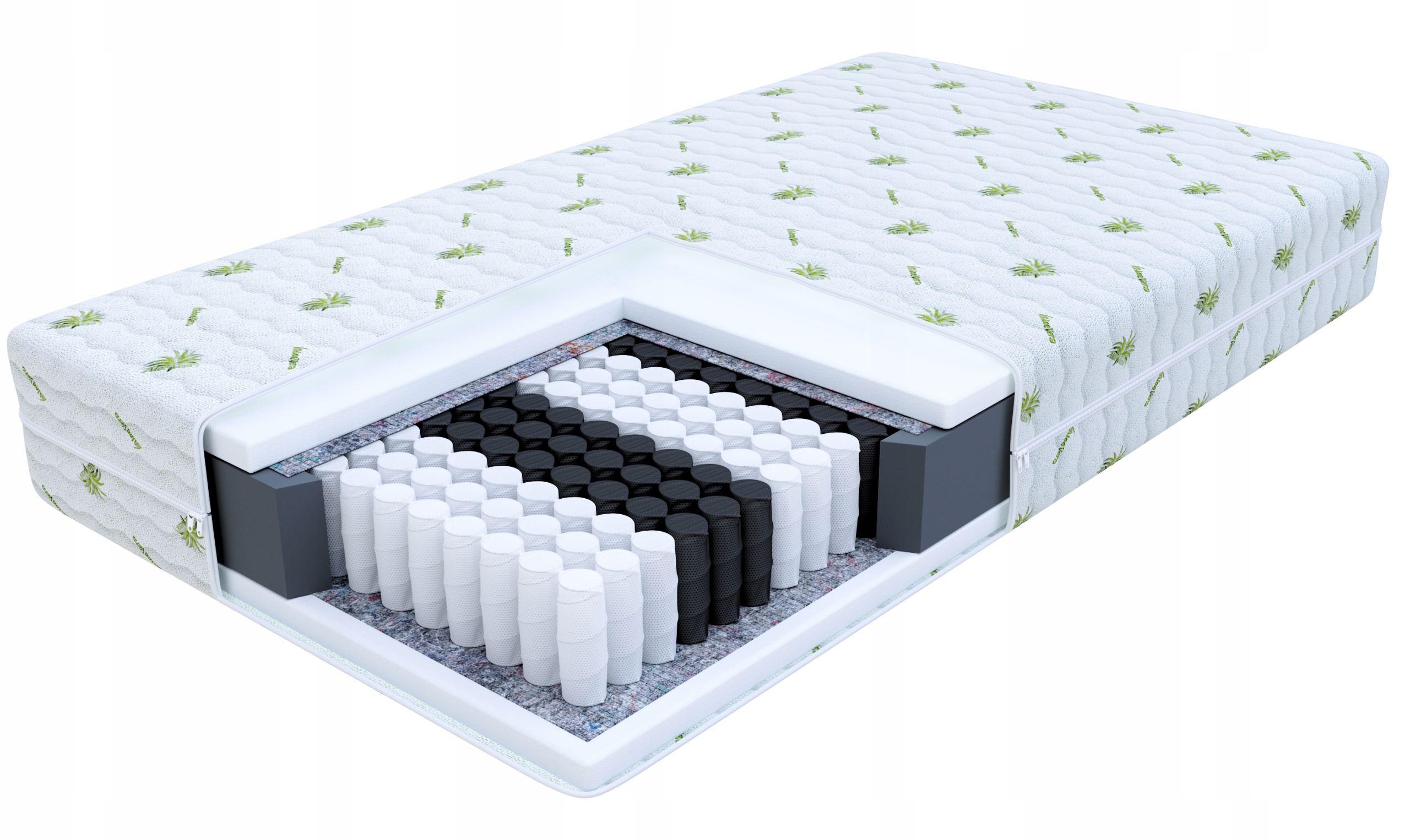 Materac 160x200 kieszeniowy Fdm Aria Aloevera