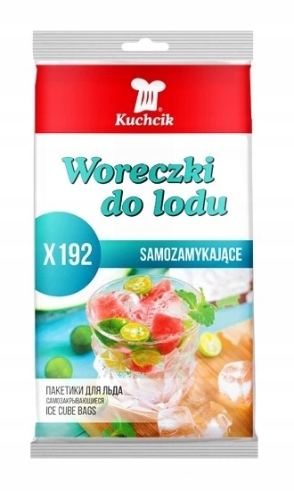 

Kuchcik Woreczki Do Lodu Samozamykające 192 Kostki
