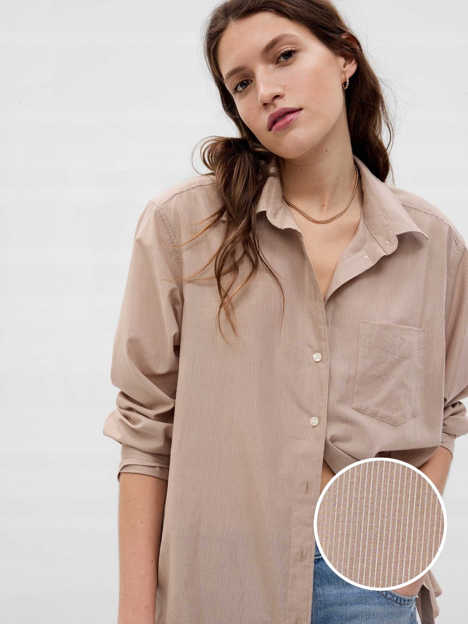 Gap Pruhovaná košile oversized