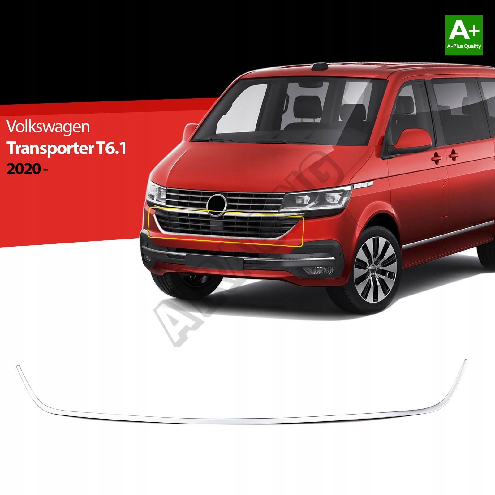 Nerez kryt pod prednou spodnou maskou Vw T 6.1 2020+