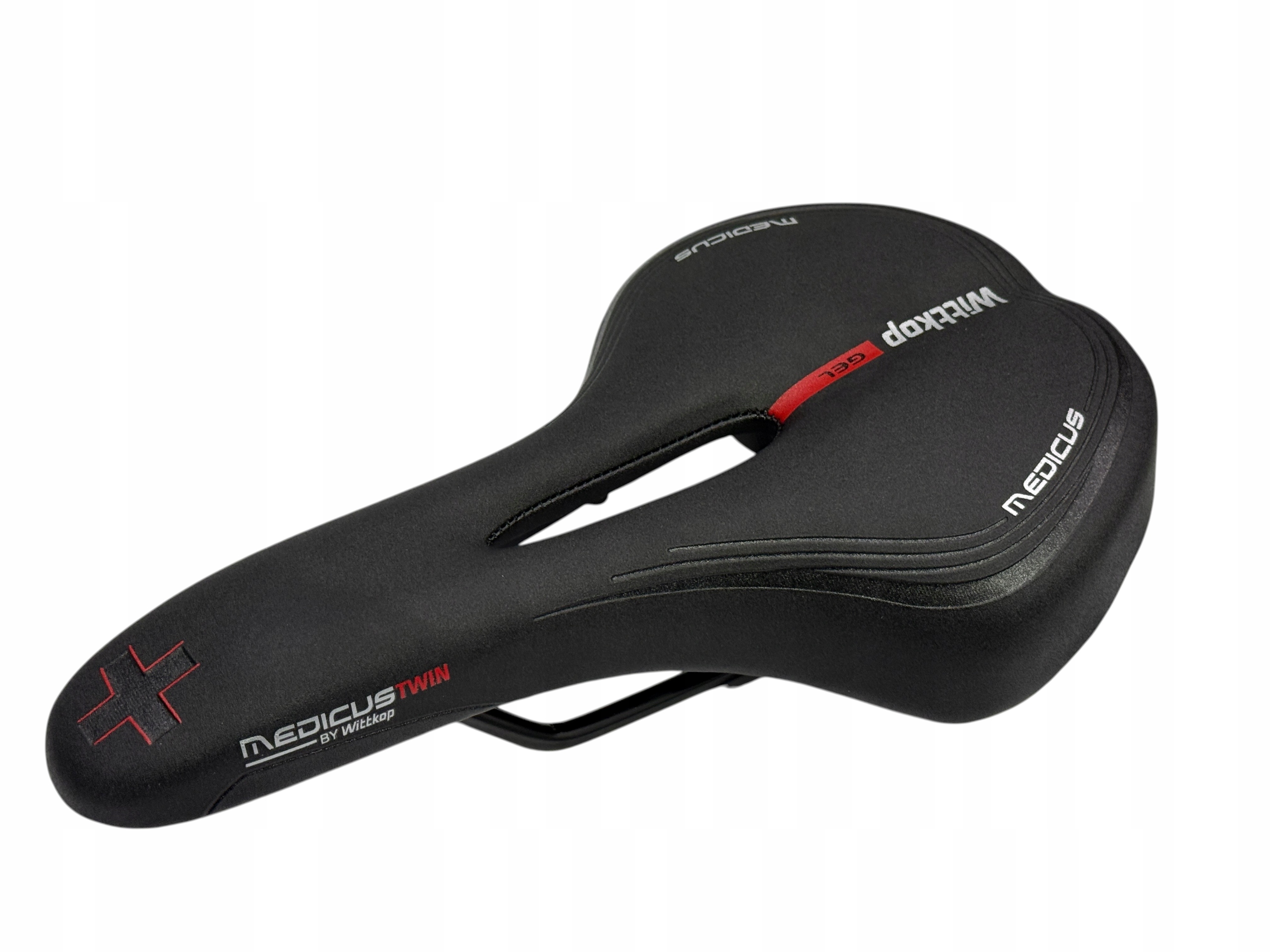Siodełko rowerowe Wittkop Medicus Twin 4.0 żelowe ergonomiczne Mtb Trekking