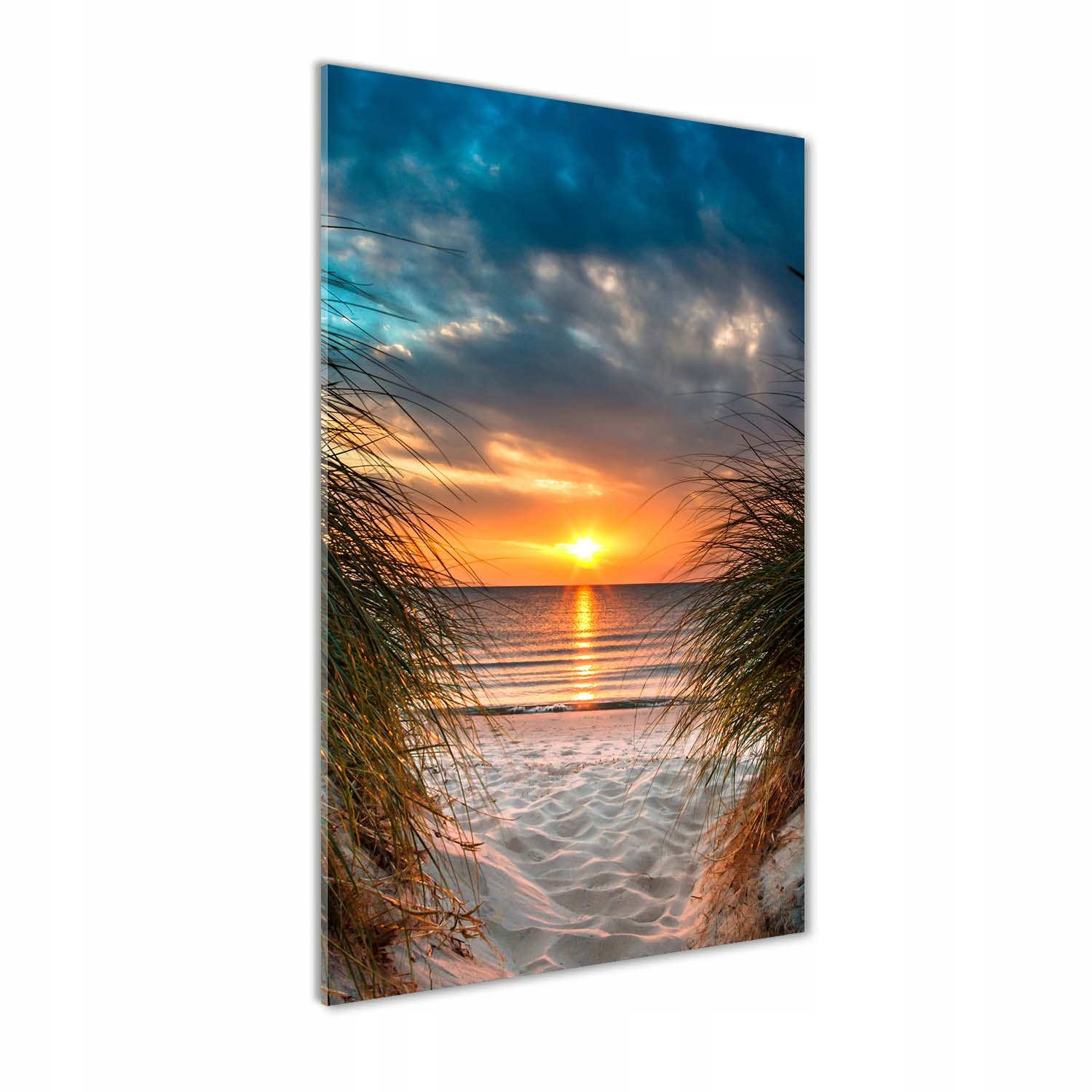

Foto obraz na szkle Zachód słońca morze 70x140 cm