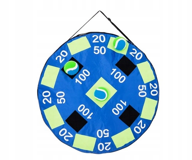 TARCZA DART NADMUCHIWANA SOLIDNA RZUTKI NA RZEP