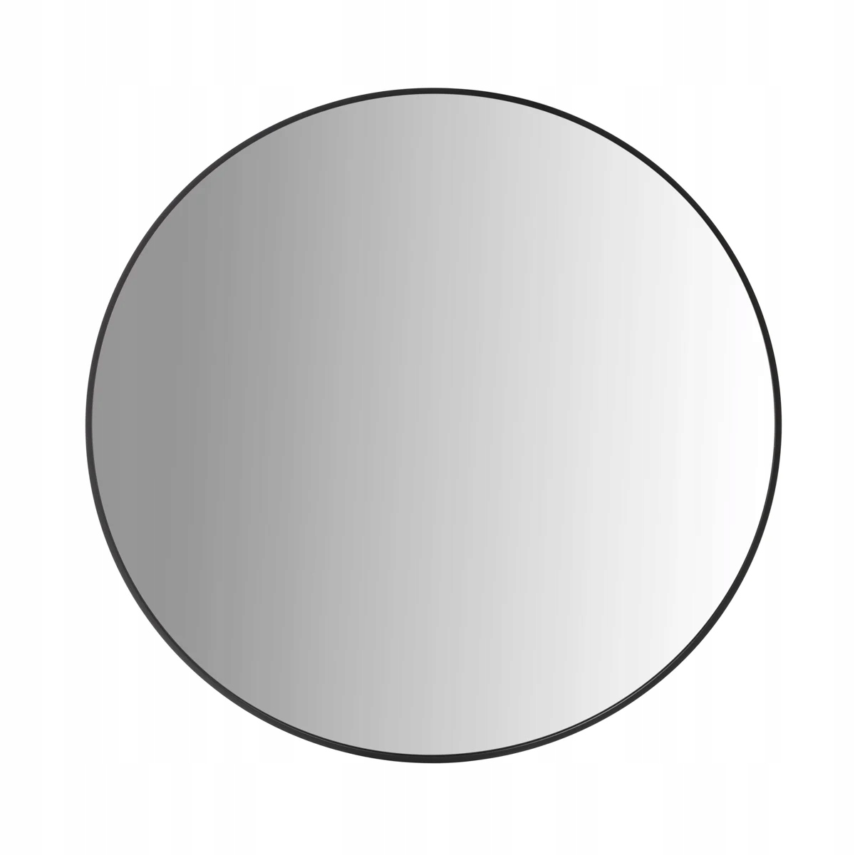 Zrkadlo Elora okrúhle 80 x 80 cm s čiernym rámom
