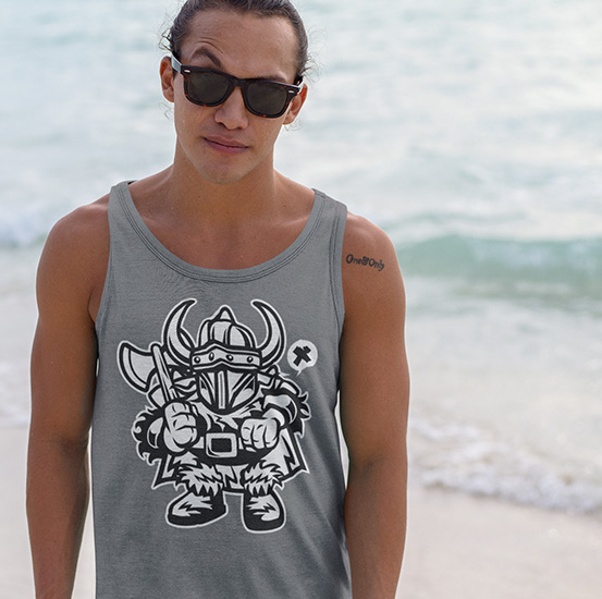 TANK TOP ANIMOWANE VIKING Rozmiar M