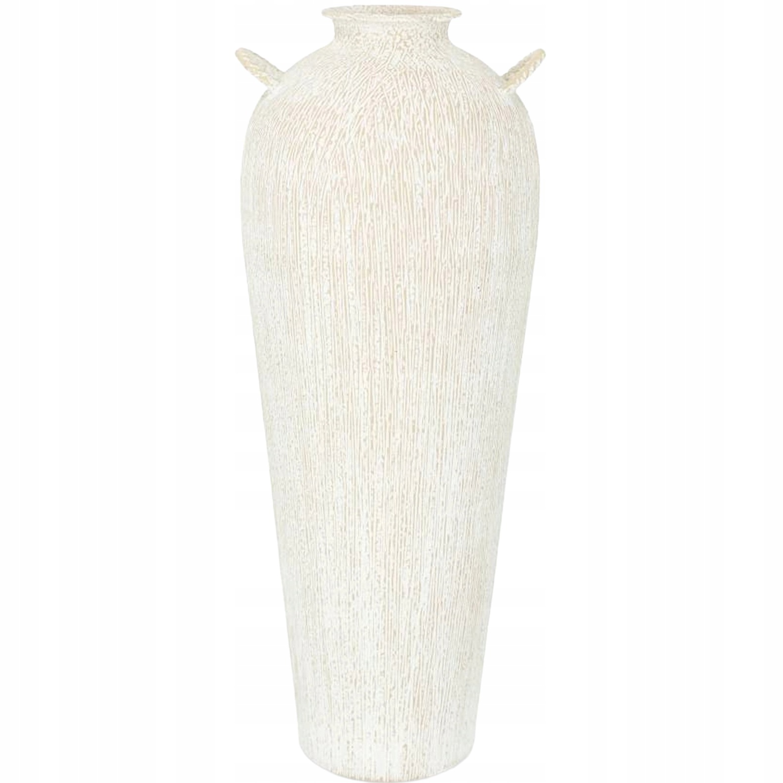 Váza Vysoká Bílá 40 cm Na Květiny Kytice Tulipánů Do Obývacího Pokoje Domu Loft Velká