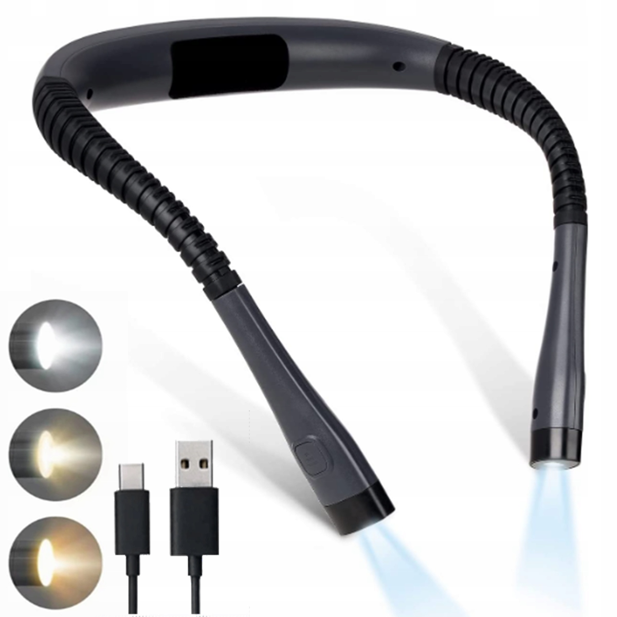 

Lampka Led Do Czytania Na Szyje Akumulator Usb