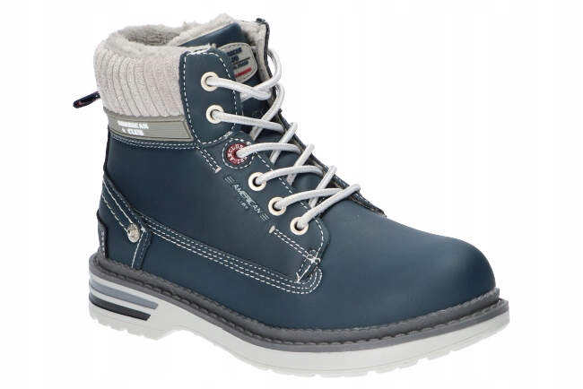 

American RH43 Trapery Buty Zimowe Dziecięce Nv 32