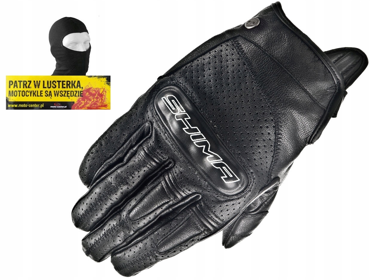 Rękawice Motocyklowe Skórzane Klasyczne Vintage Shima Caliber Gratisy XL