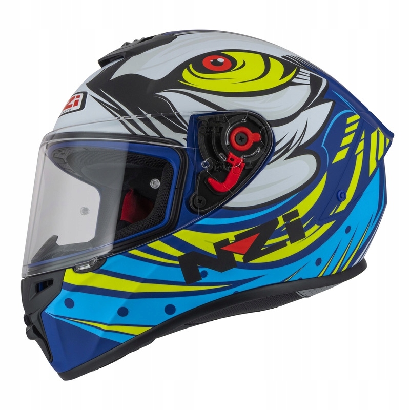 Motocyklová Prilba Nzi Trendy Stream Ocelo Blue White Sky Blue Matt (L)