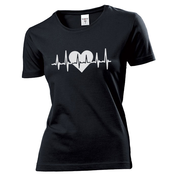 

Koszulka damska Linia życia Ekg serce XL