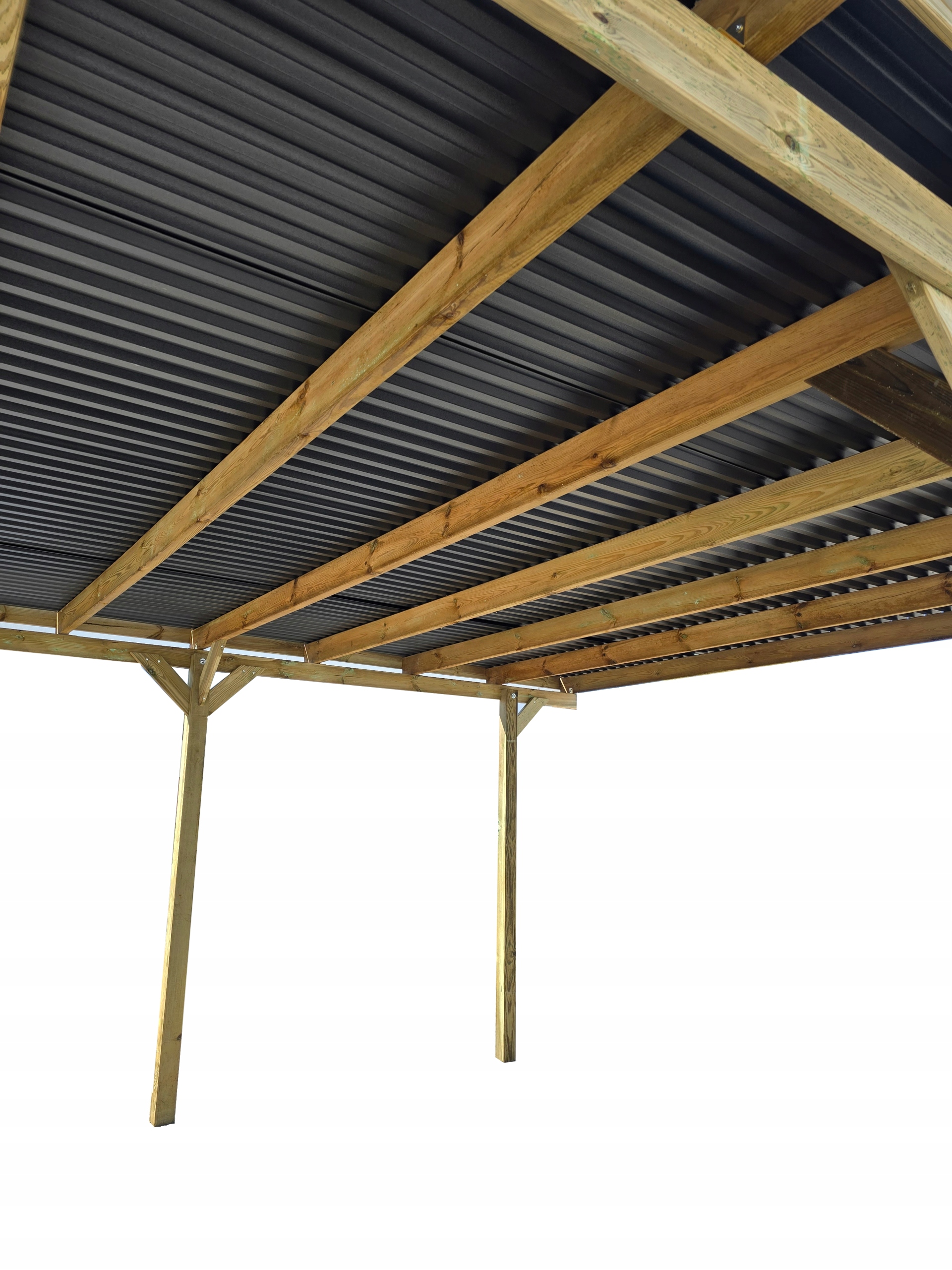 WIATA GARAŻOWA 400X600cm PŁYTA PVC Długość całkowita 600 cm