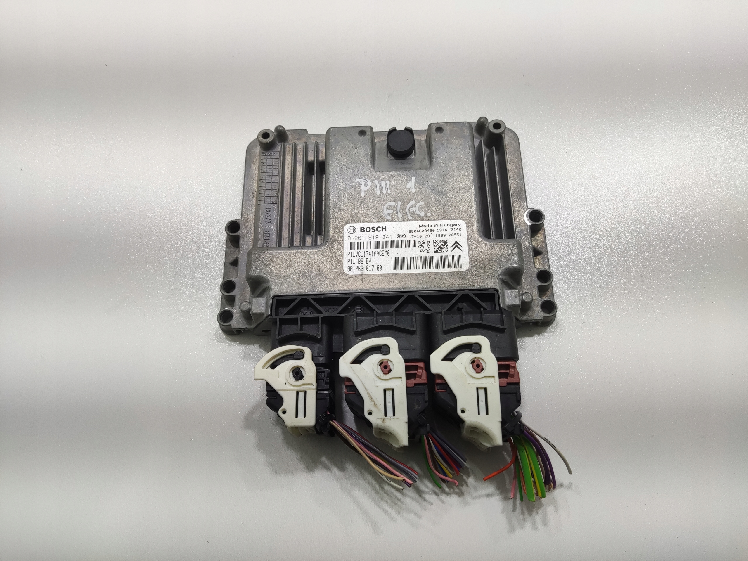 control unit CITROEN BERLINGO PARTNER III 0261S19341 9826201780 ELEKTRYK 15-18