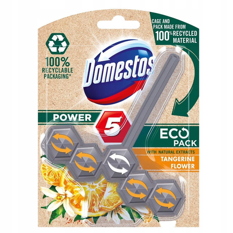 

Domestos Kostka do Wc Power 1x55g Tangerine Flower