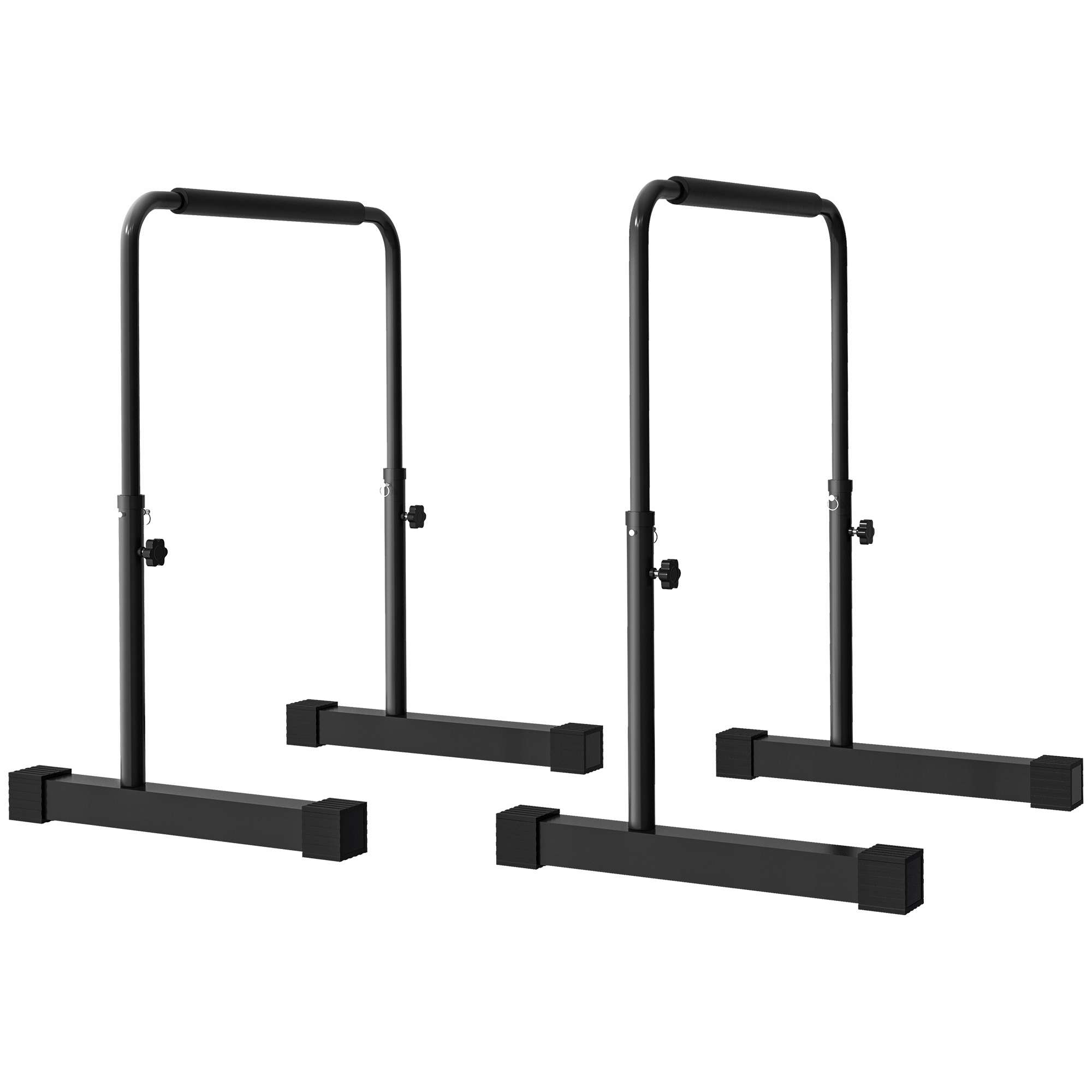 Stanice pro dipy Sportnow, madla, madla pro kliky, nastavitelná, 80-105 cm