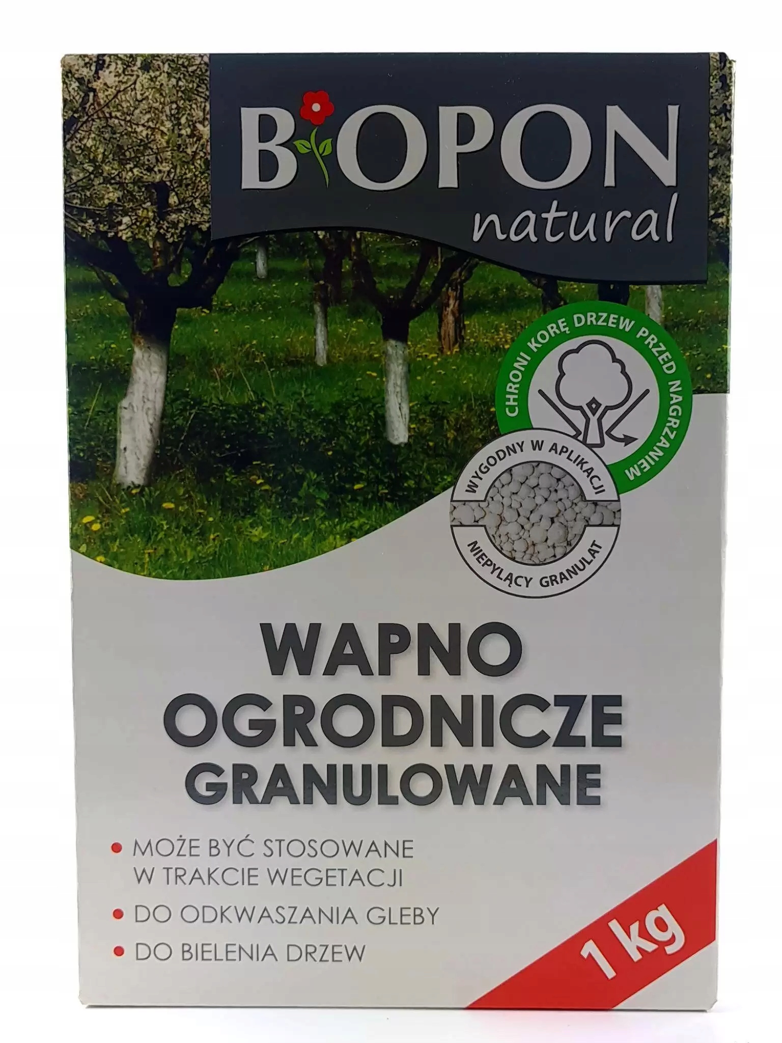 

Biopon Wapno ogrodnicze granulowane do odkwaszania