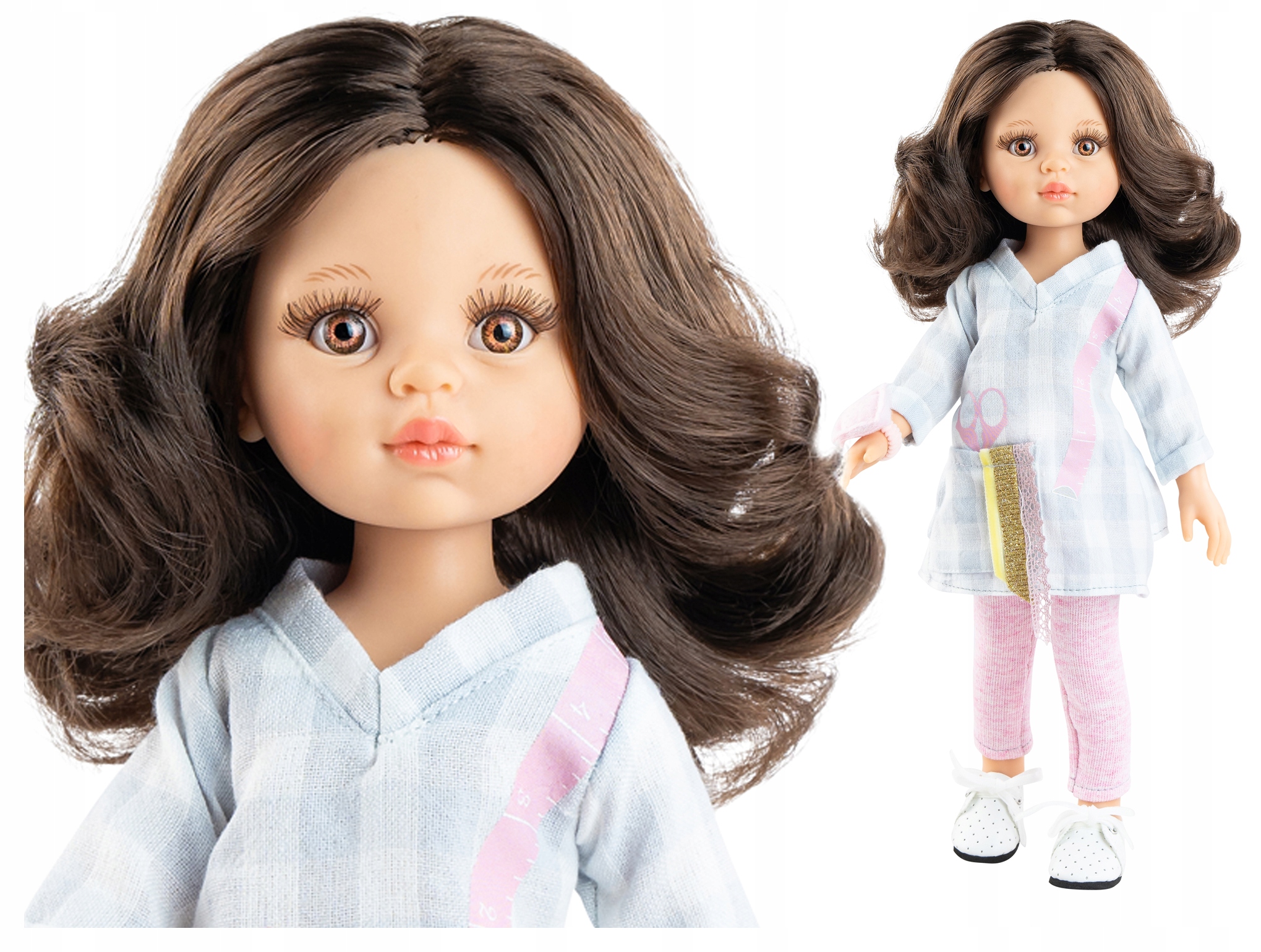 LALKA hiszpańska PAOLA REINA 32cm CAROL Krawcowa
