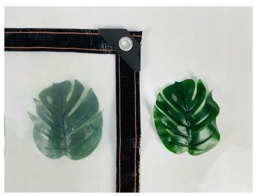 PRZEZROCZYSTA PLANDEKA ZASŁONY ZEWNĘTRZNE 3 X 2m MOCHRONA PRZED ŚNIEGIEM Długość 2 m