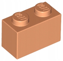 

Lego 3004 klocek brick 1x2 nugatowy 1 szt Nowy