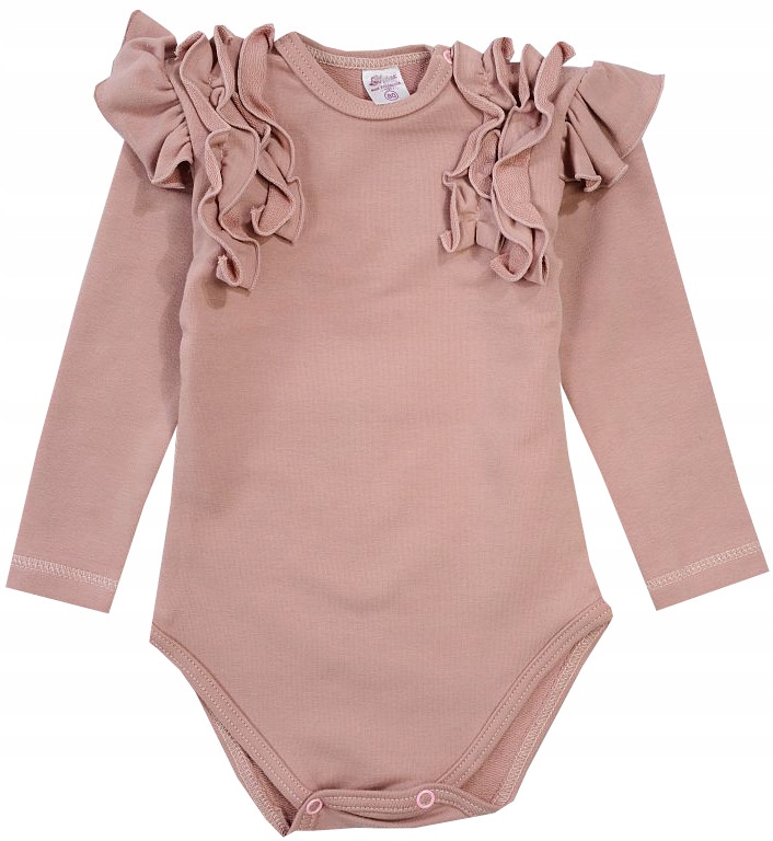 

Eleganckie Body Falbanki długi rękaw 62 L02D