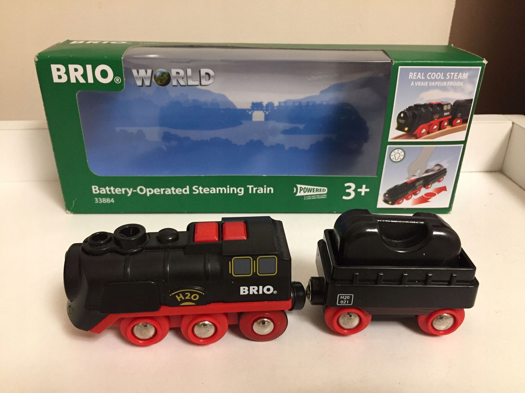 Lokomotywa parowa Brio World 33884 Baterie AAA Liczba baterii: 2