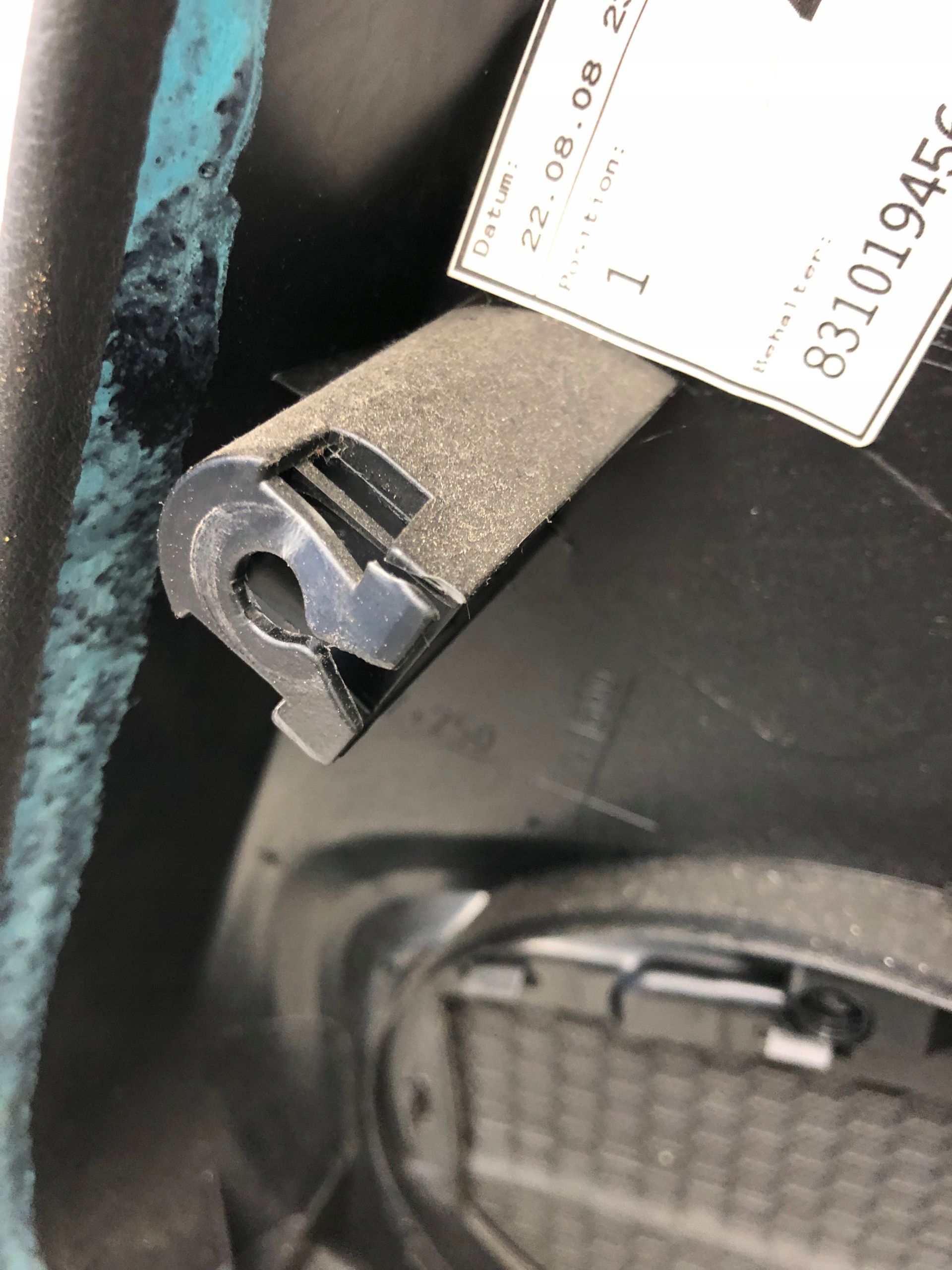 дверные карты левый зад Audi A4 B8 8K0867305