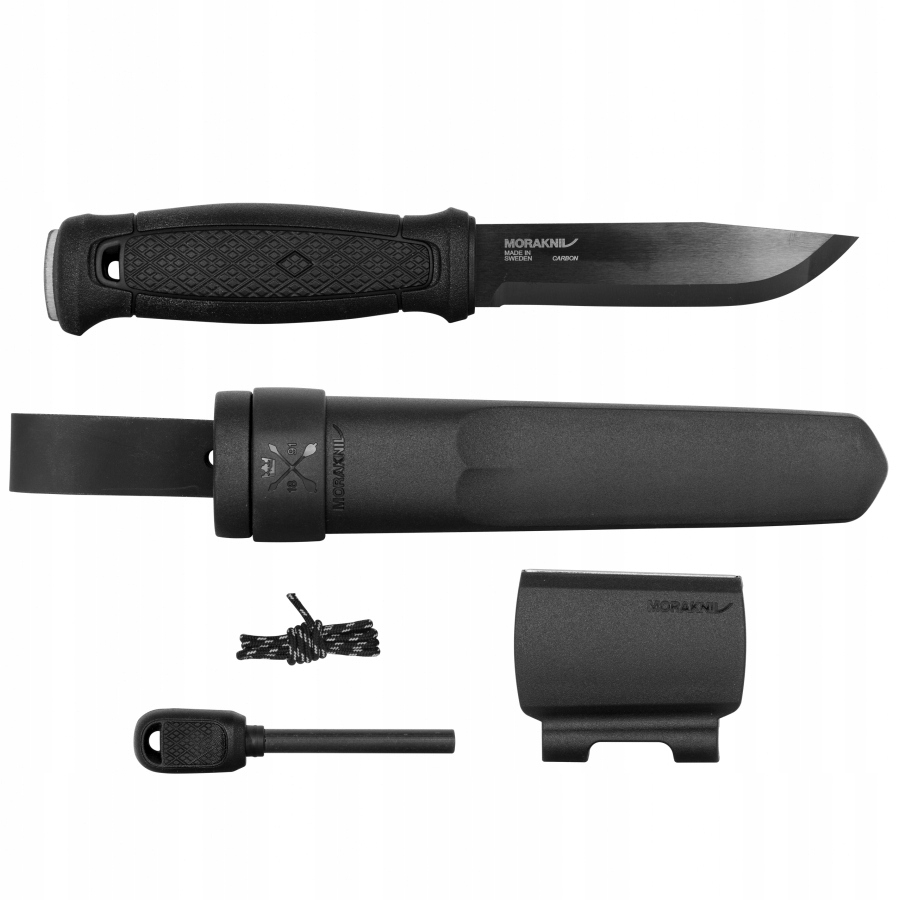 Nóż Morakniv Garberg BlackBlade survival z zestawem przetrwania stal Carbon