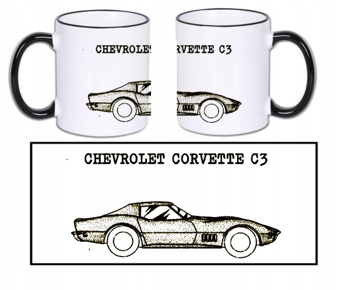 

Kubek śmieszne Chevrolet Corvette C3