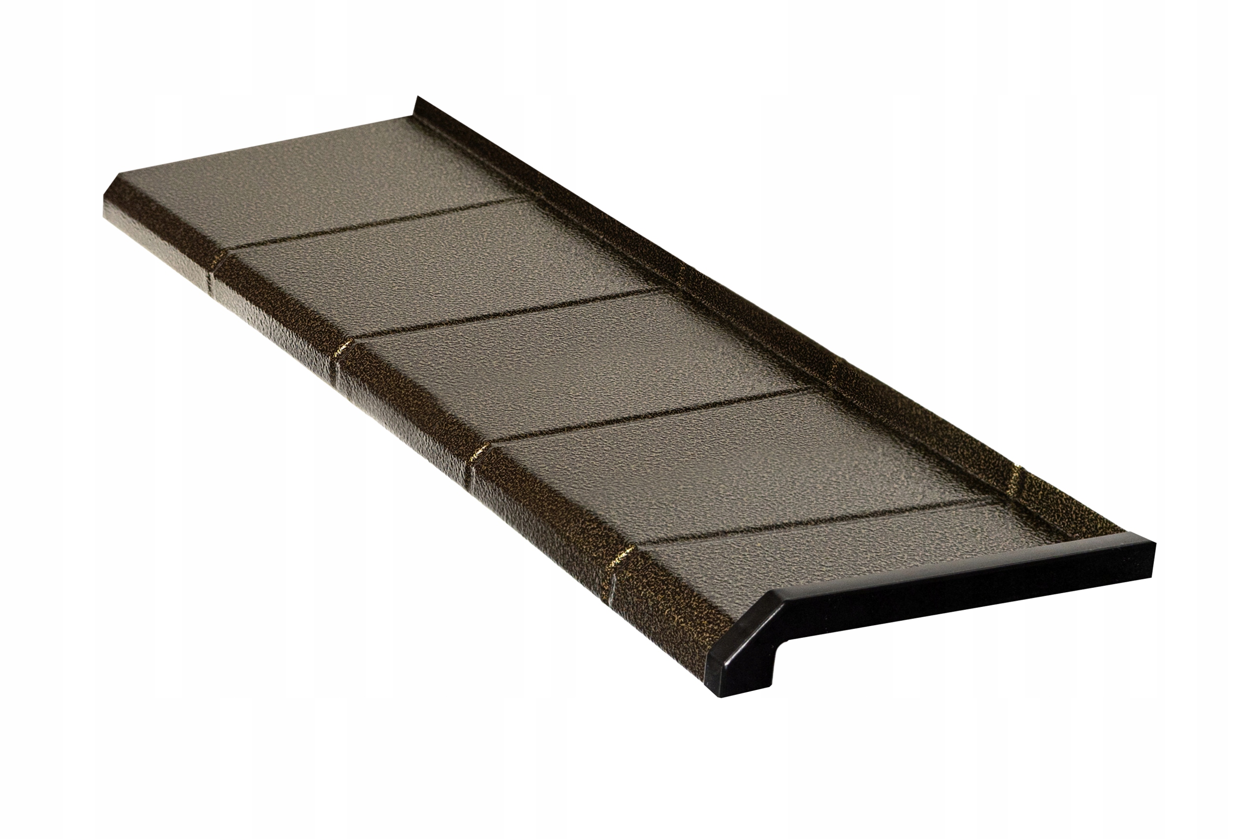 Aluminiový Parapet Alu-deska Zlatý Antický Profil Standard 140x25 cm