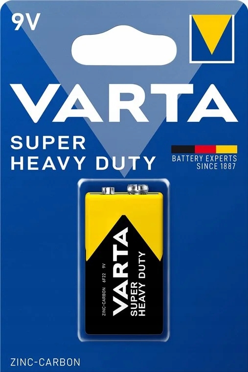 

Bateria Cynkowo Węglowa Varta 9V 6F22 1SZT