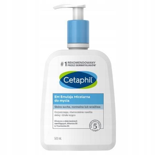Cetaphil Em Emulsja Do Mycia Skóry Suchej I Wrażliwej 500 ML