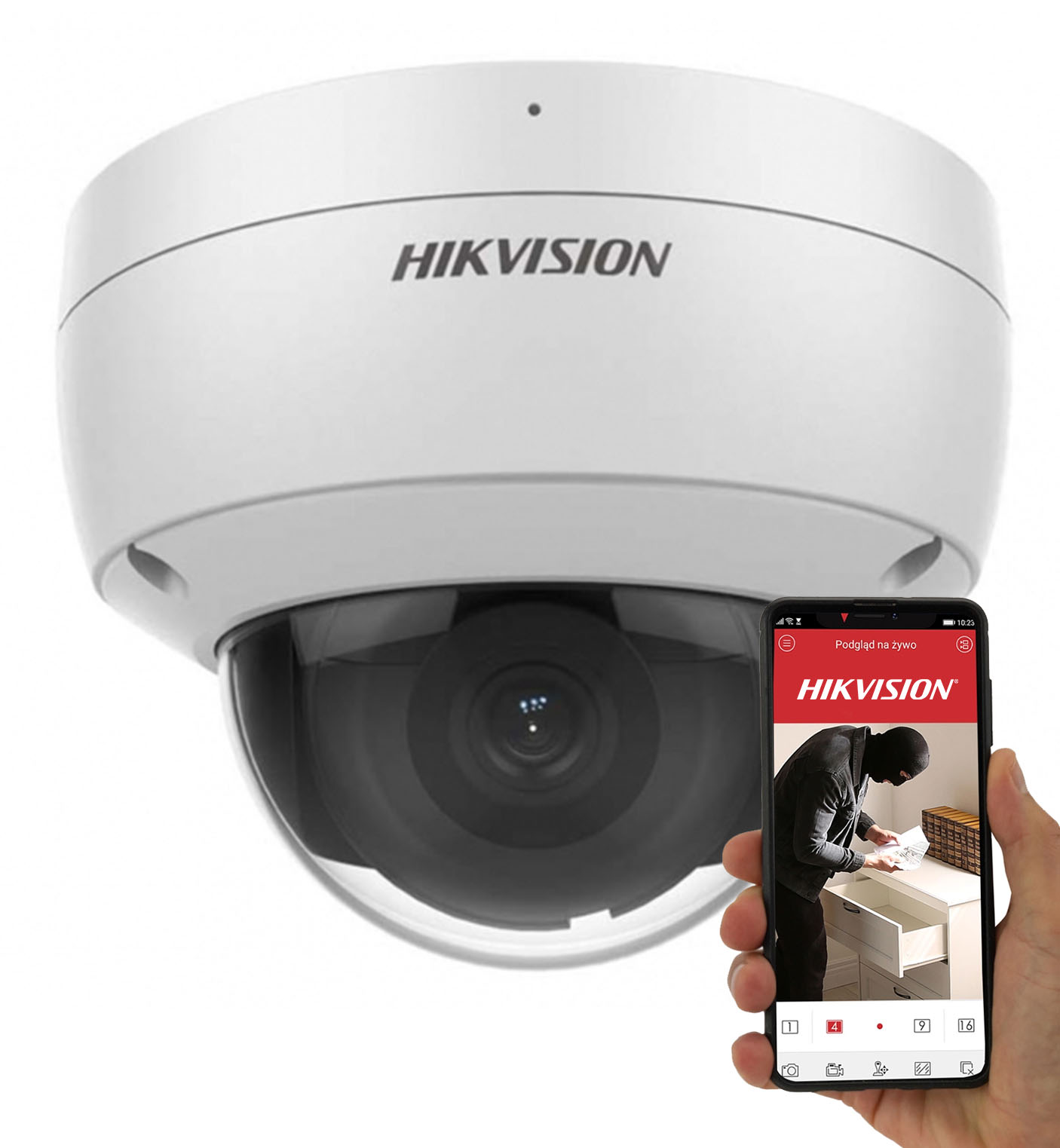 

Kamera Ip Hikvision DS-2CD2186G2-ISU Acusense 8MPX