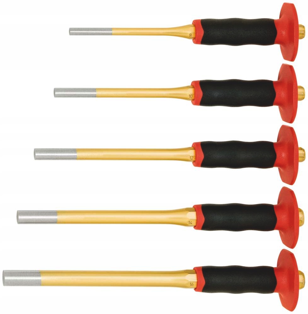 RENNSTEIG Wybijaki do zawleczek Długie 8 10 12 14 16 mm XXL