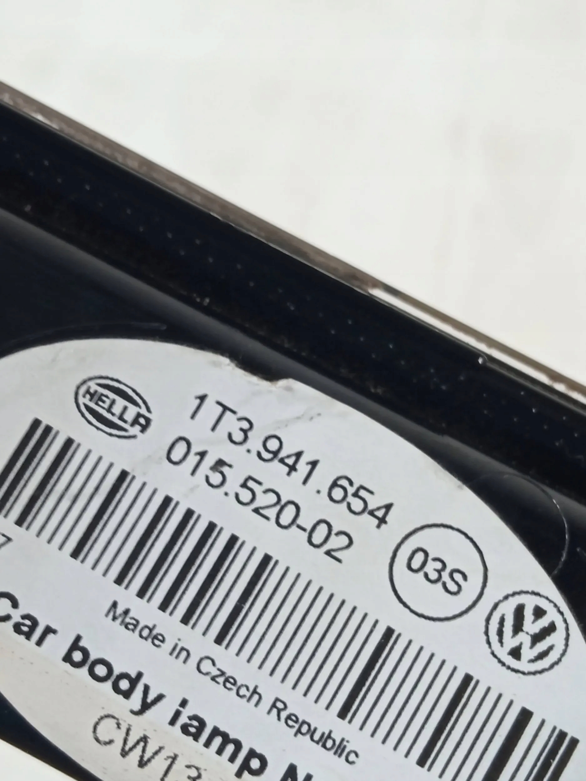 vw ID BUZZ 22- правый передний решетка радиатора верхний led оригинал