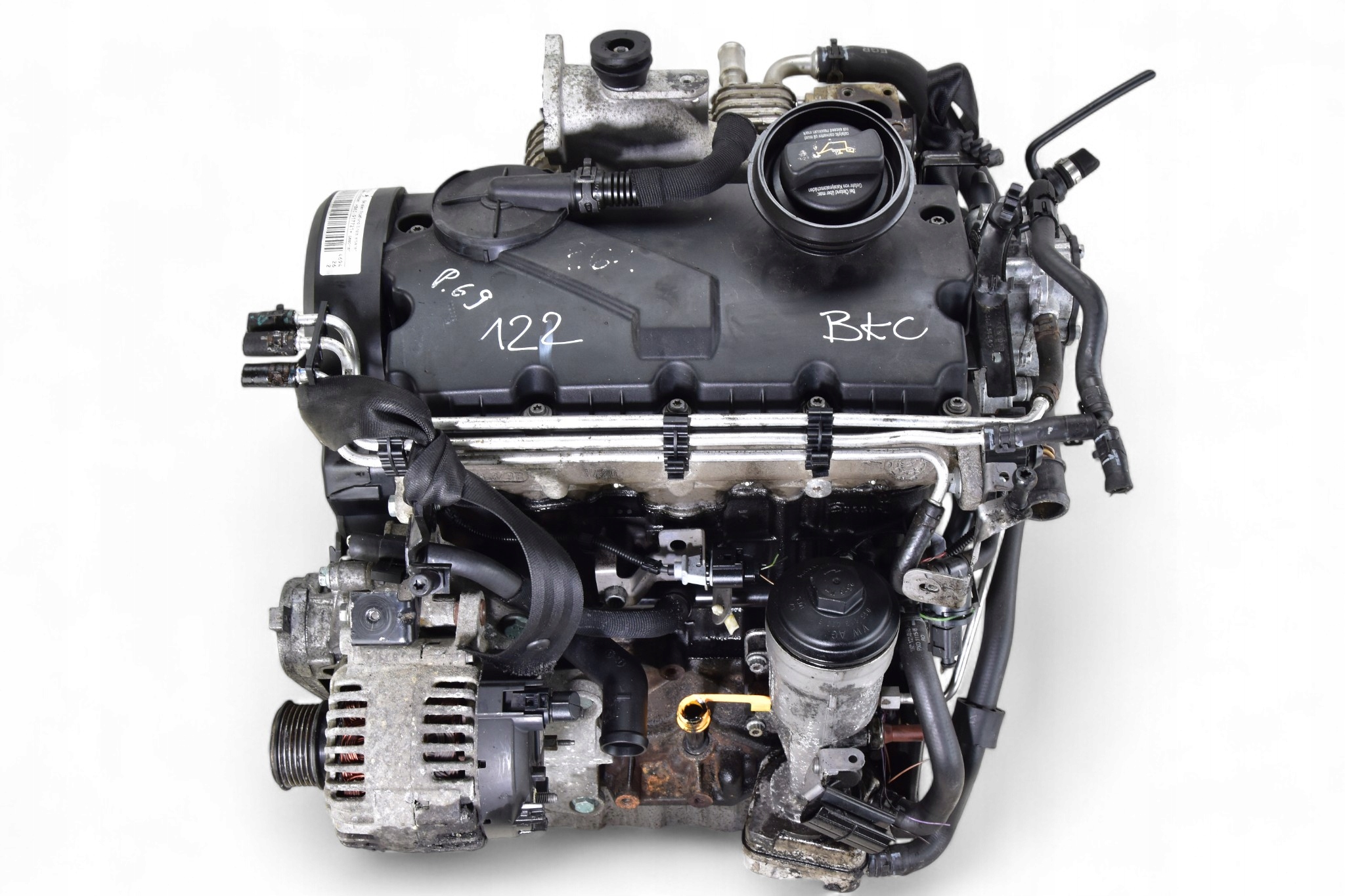 engine GOLF V PASSAT B6 SUPERB II TOURAN ALTEA 1.9TDI 105KM BKC @KOMPRESJA@