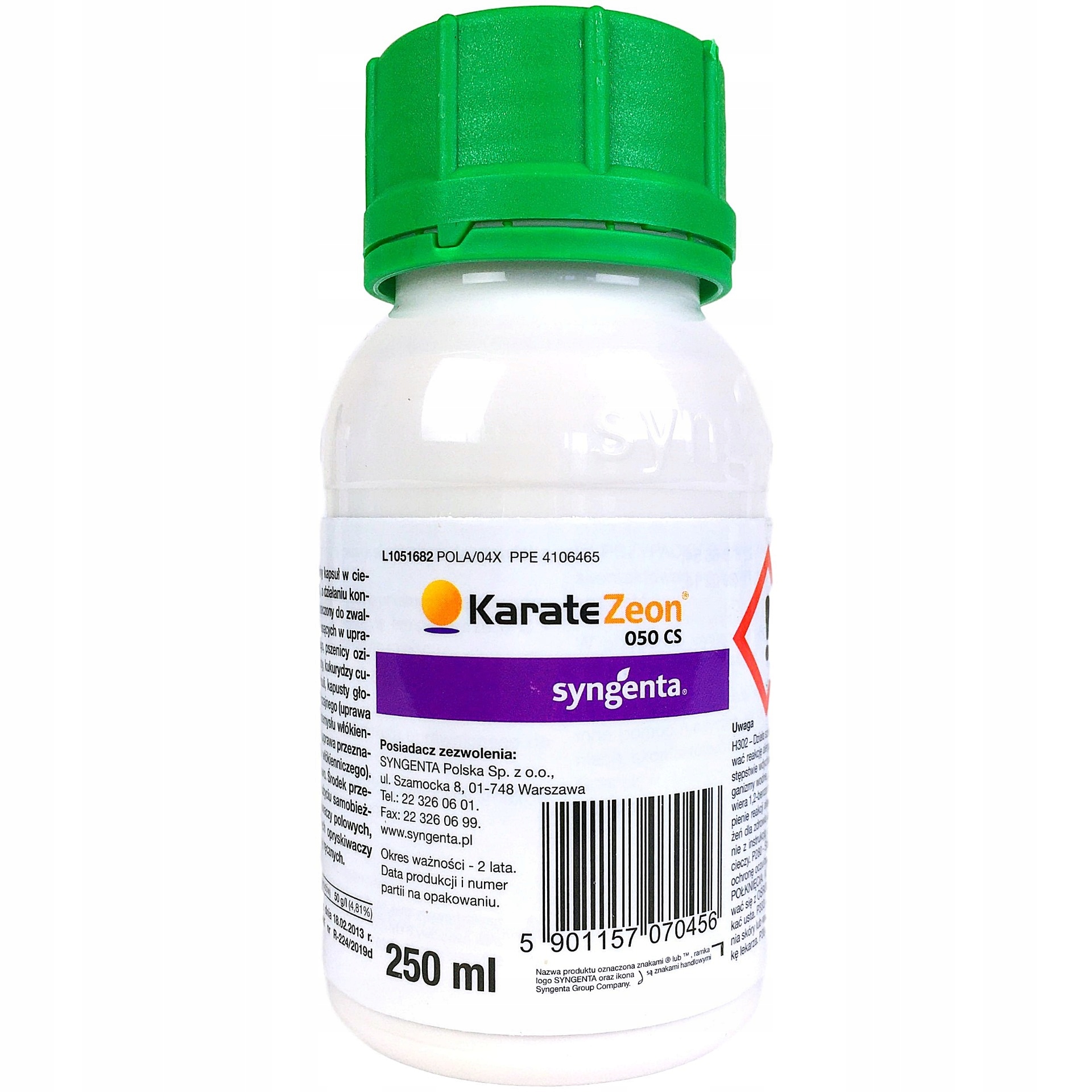 

Płyn owadobójczy Syngenta Karate Zeon 050 Cs 250ml