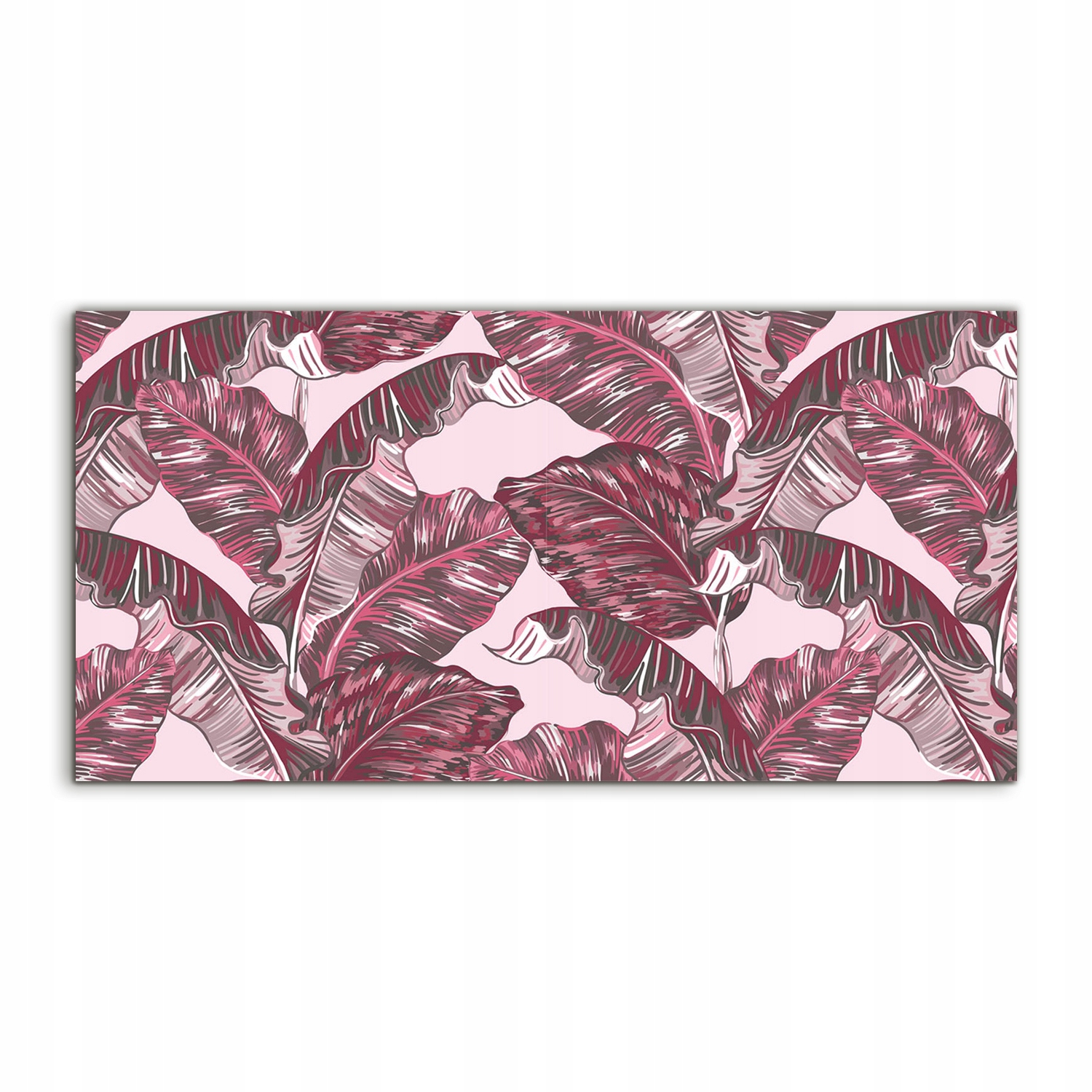 Akrylový obraz na zeď Tropiky Palma Banány 100x50