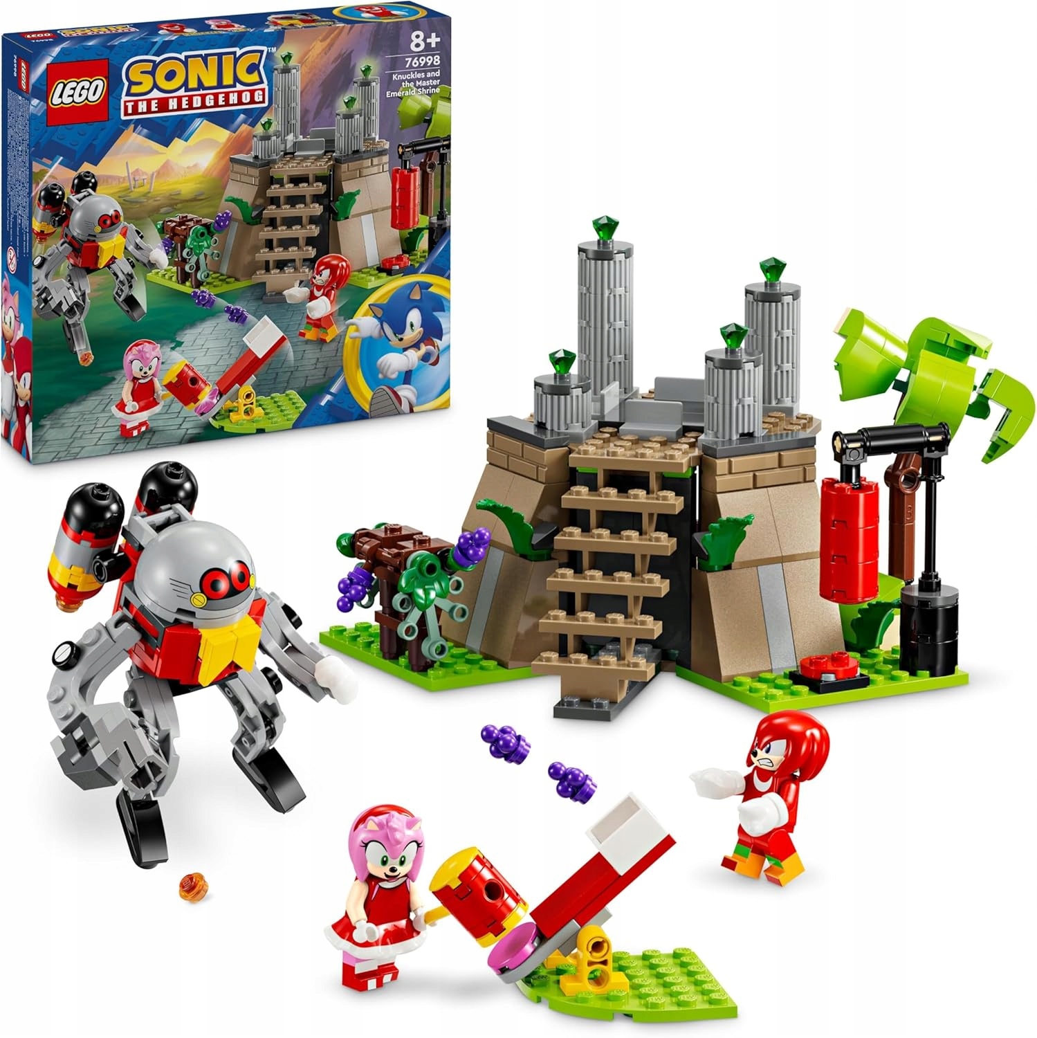 Lego Sonic the Hedgehog Knuckles a chrám Master Emerald pro děti